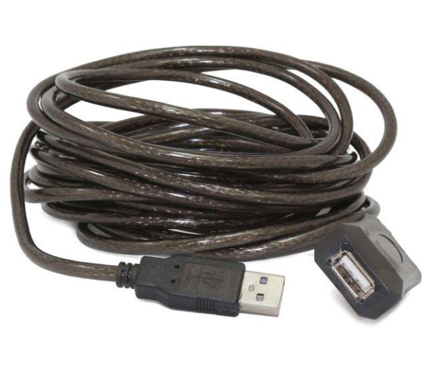 GEMBIRD Przedłużacz USB 2.0 typu AM-AF 10m aktywny czarny UAE-01-10M - 237288 - zdjęcie 2